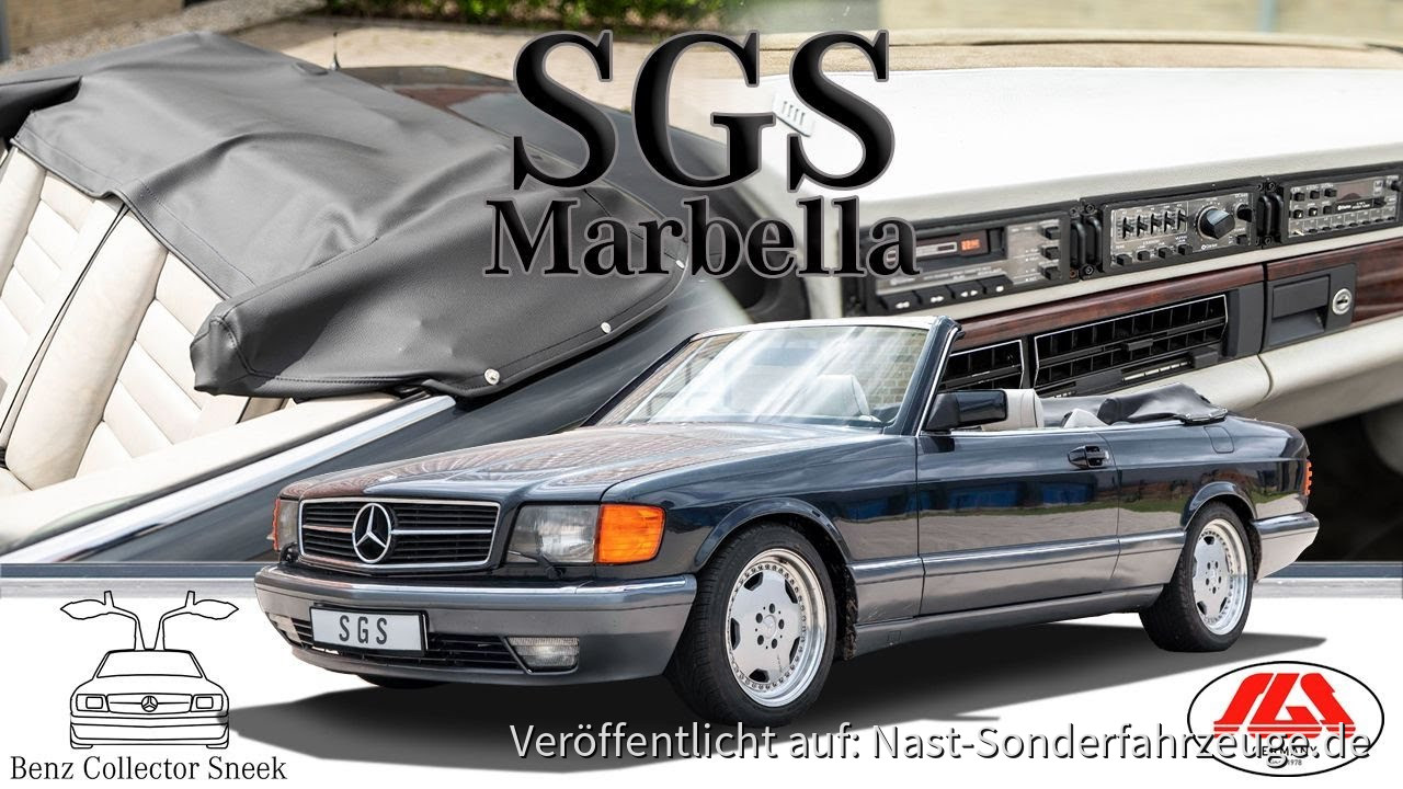 The Convertible That Mercedes Never Made - THE SGS 500SEC CONVERTIBLE